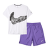 Full Set / White and Purple / M