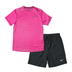 Full Set / M(fits like S) / Pink and Black(shorts)