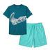 Full Set / Dark Green and Mint Green / M
