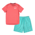 Full Set / M(fits like S) / Orange and Mint Green(shorts)