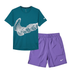 Full Set / Dark Green and Purple / M