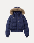 Fur Collar Short Parka