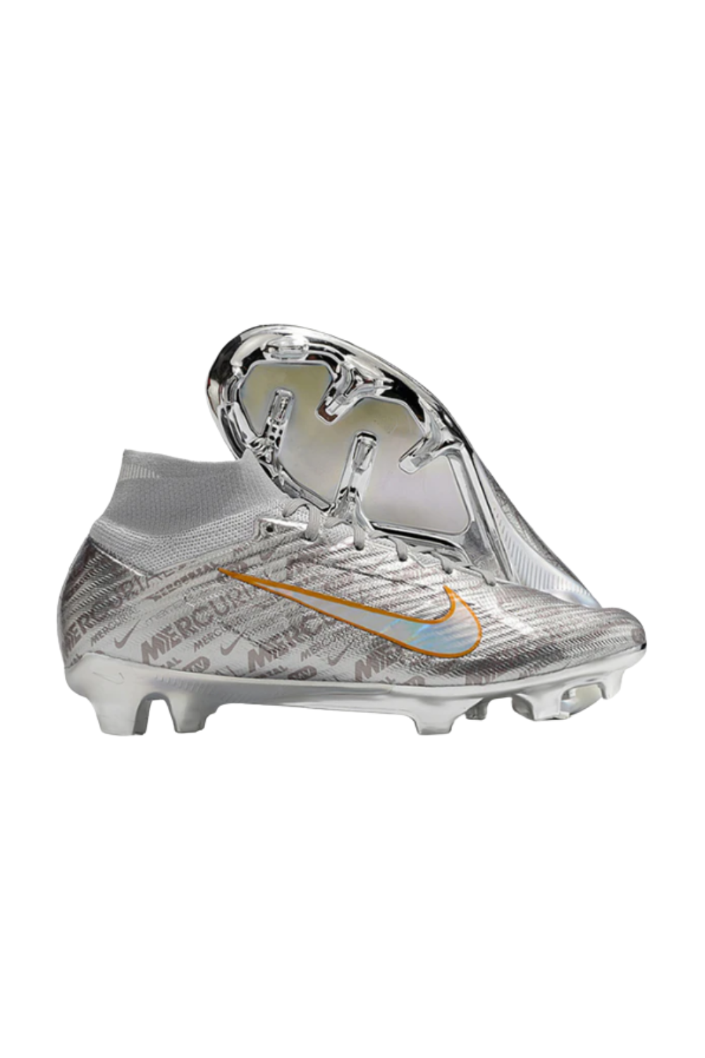 Air Zoom Mercurial Superfly IX Elite FG Plated Metal