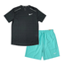 Full Set / M(fits like S) / Black and Mint Green(shorts)