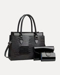 Textured Classic Handbag Set