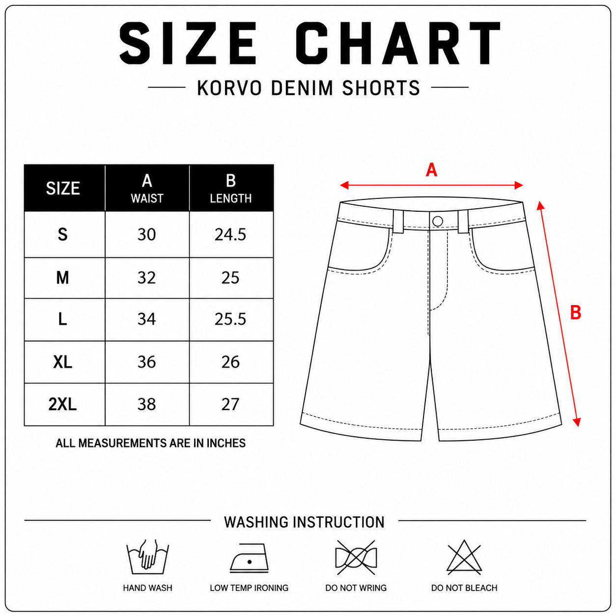 Flower Denim Shorts Blue