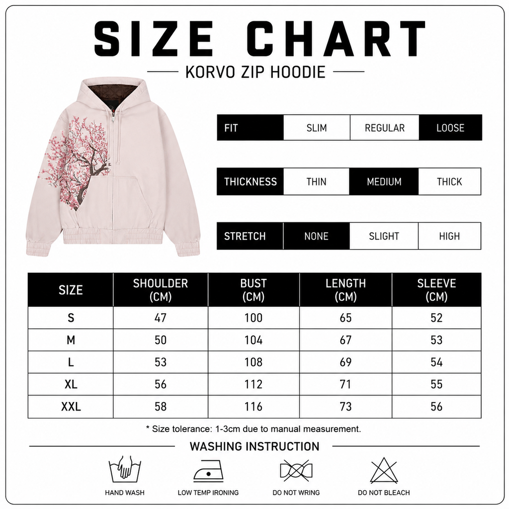 SAKURA – ZIP HOODIE