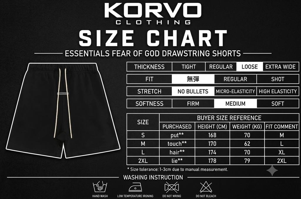 Essential Shorts inspired by Korvo