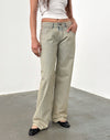 Denim Beige/White
