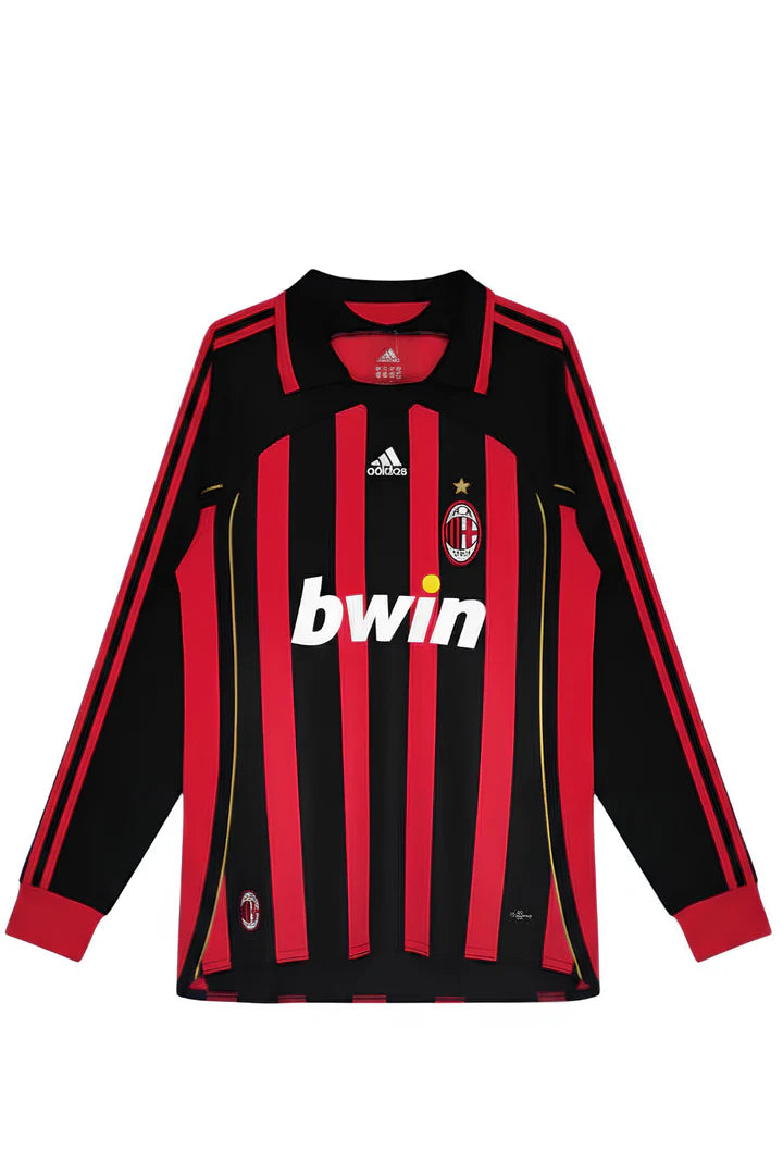 AC Milan Retro 2007-2008 Long Sleeve Home Kit